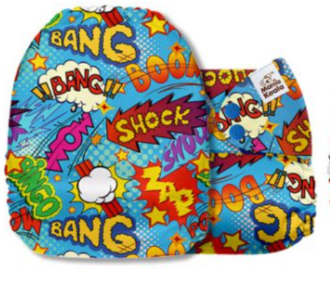 Mama Koala Comic Book Pocket Nappy|Summer Sweets Baby