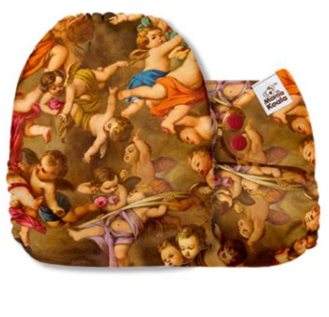 Mama Koala Renaissance Cherubs Pocket Nappy|Summer Sweets Baby