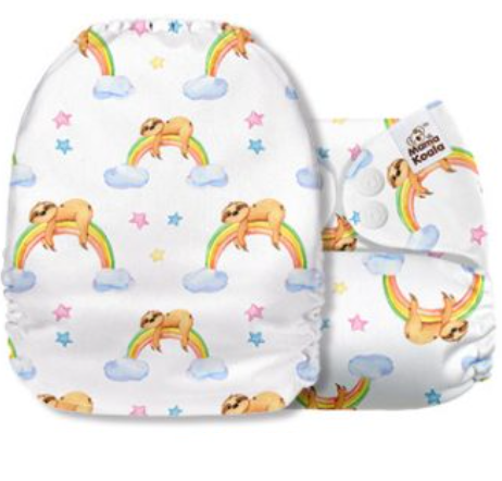 Mama Koala Rainbow Sloths Pocket Nappy|Summer Sweets Baby