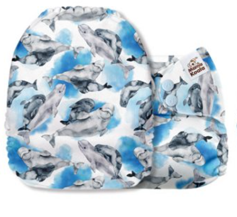 Mama Koala Baby Beluga Pocket Nappy|Summer Sweets Baby