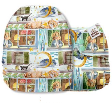 Mama Koala Kitty in the Window Pocket Nappy|Summer Sweets Baby