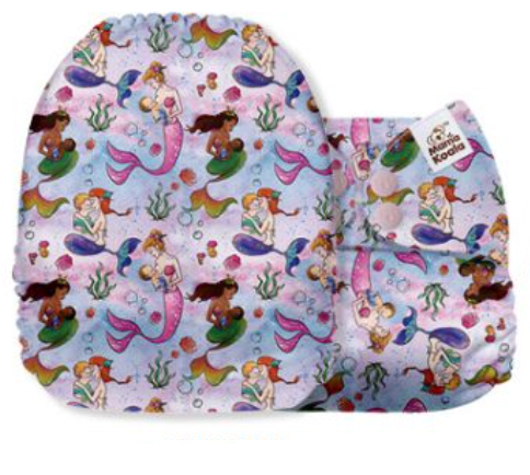 Mama Koala Mermaid Feeding Mom Pocket Nappy|Summer Sweets Baby