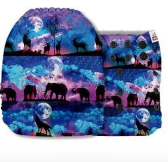 Mama Koala Night Sky Silhouettes Pocket Nappy|Summer Sweets Baby
