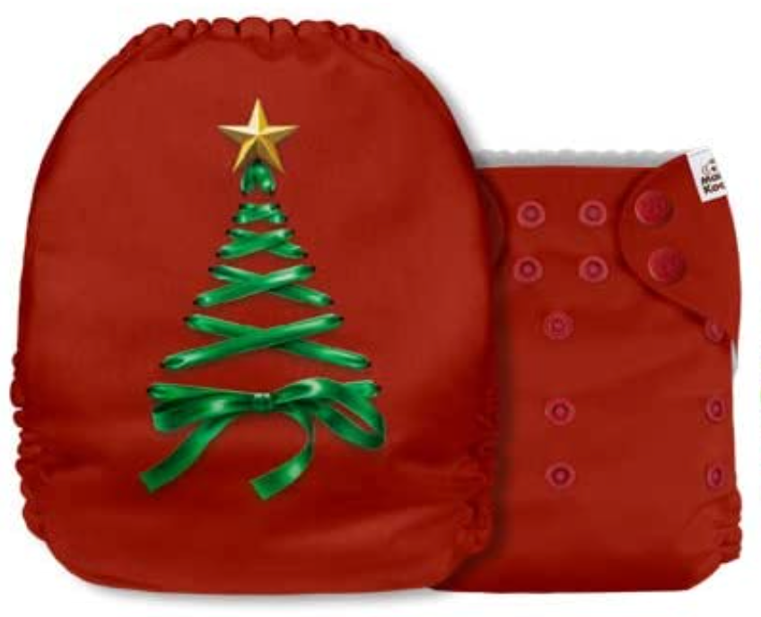 Mama Koala Christmas Tree Pocket Nappy