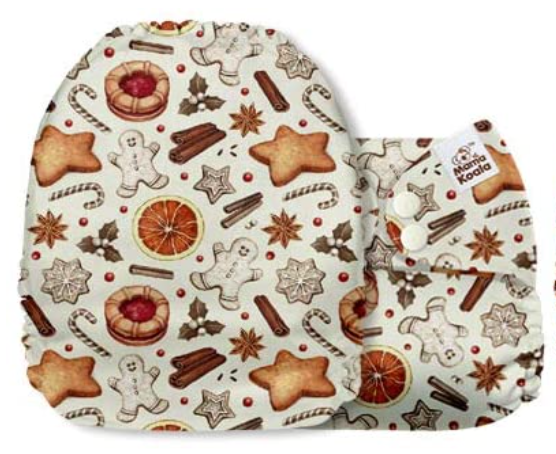 Mama Koala Christmas Spices & Cookies Pocket Nappy