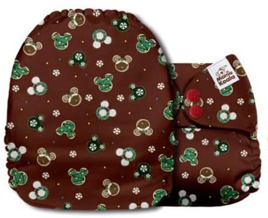 Mama Koala Christmas Mickey Pocket Nappy