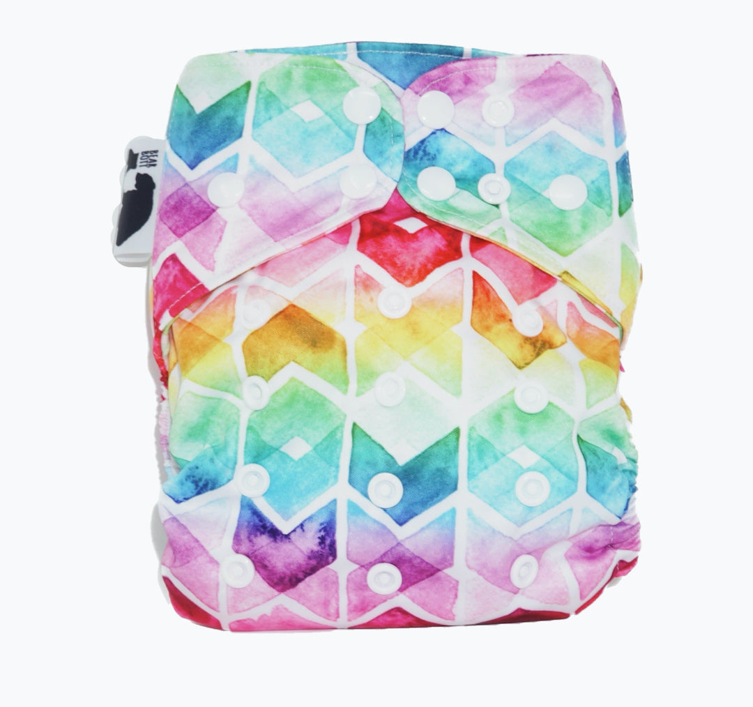 Bear Bott Stay Dry All-in-Two Nappy - Multiple Patterns|Summer Sweets Baby