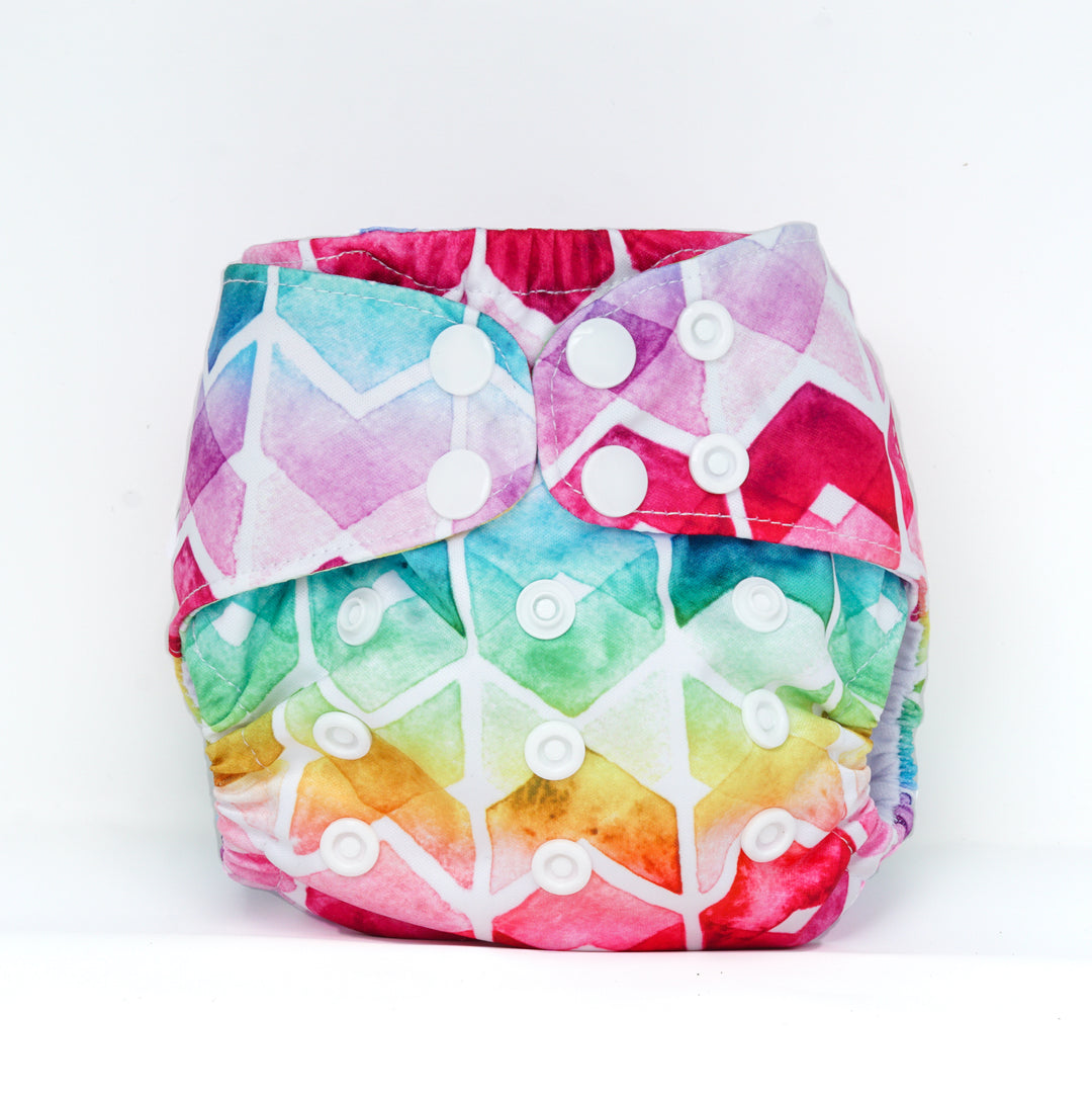 Bear Bott Newborn All-in-Two Nappy - Multiple Patterns|Summer Sweets Baby