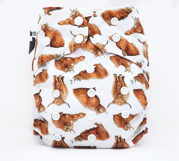 Bear Bott Stay Dry All-in-Two Nappy - Multiple Patterns|Summer Sweets Baby