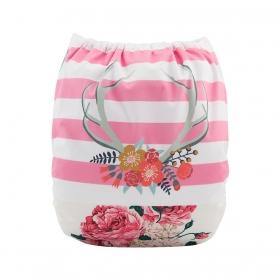 Alva Baby Flowers & Antlers Pocket Nappy|Summer Sweets Baby