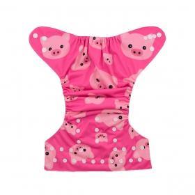 Alva Baby Pink Piggies Pocket Nappy|Summer Sweets Baby