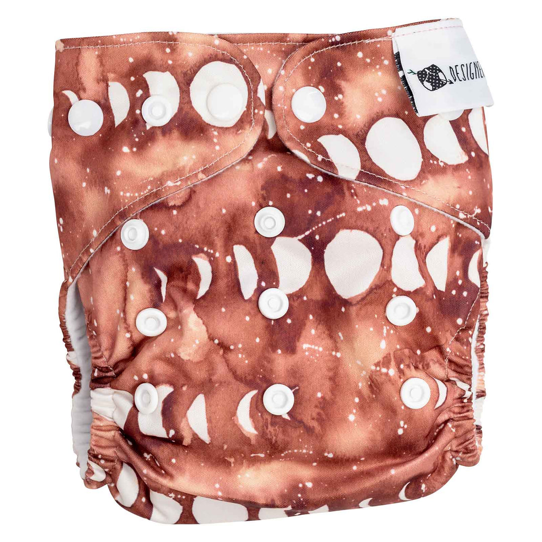 Designer Bums All-in-Two (Ai2) Cloth Nappy - Acorn Moon|Summer Sweets Baby