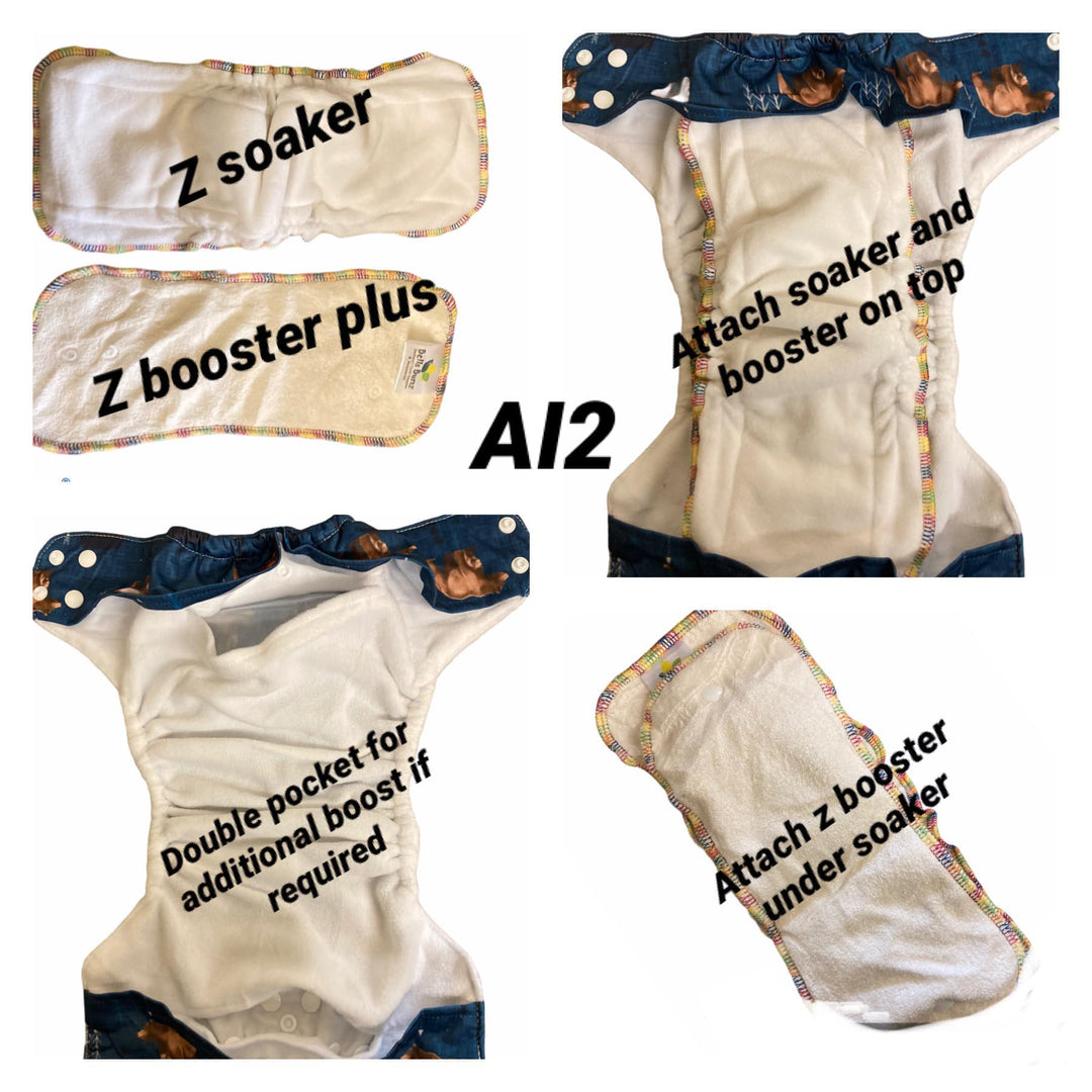 Bells Bumz All-in-Two Hybrid Nappy - Multiple Patterns|Summer Sweets Baby
