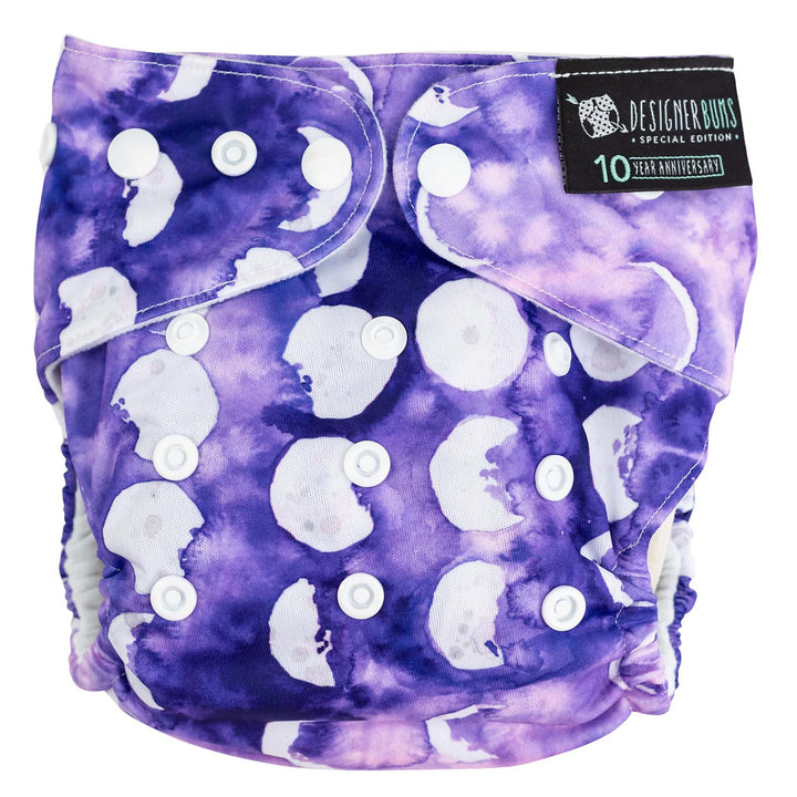 Designer Bums All-in-Two (Ai2) Cloth Nappy - Amethyst Moon|Summer Sweets Baby