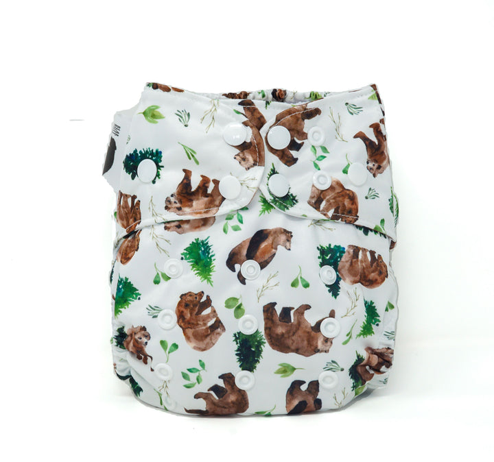Bear Bott Pocket Nappy - Multiple Patterns|Summer Sweets Baby