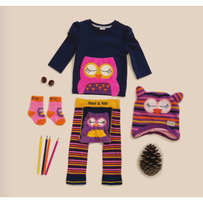 Blade & Rose - Betty Owl Leggings|Summer Sweets Baby