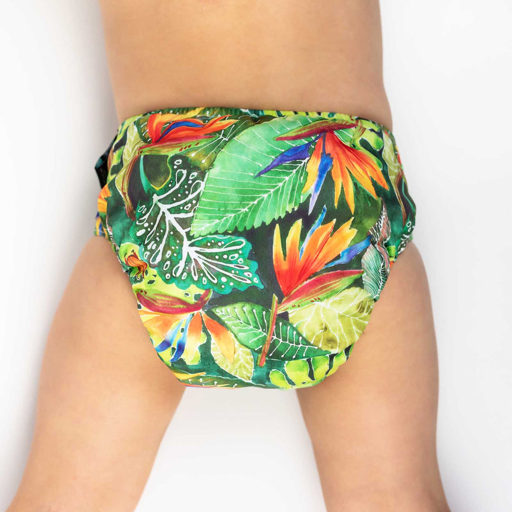 Designer Bums All-in-Two (Ai2) Cloth Nappy - Daintree Rainforest|Summer Sweets Baby