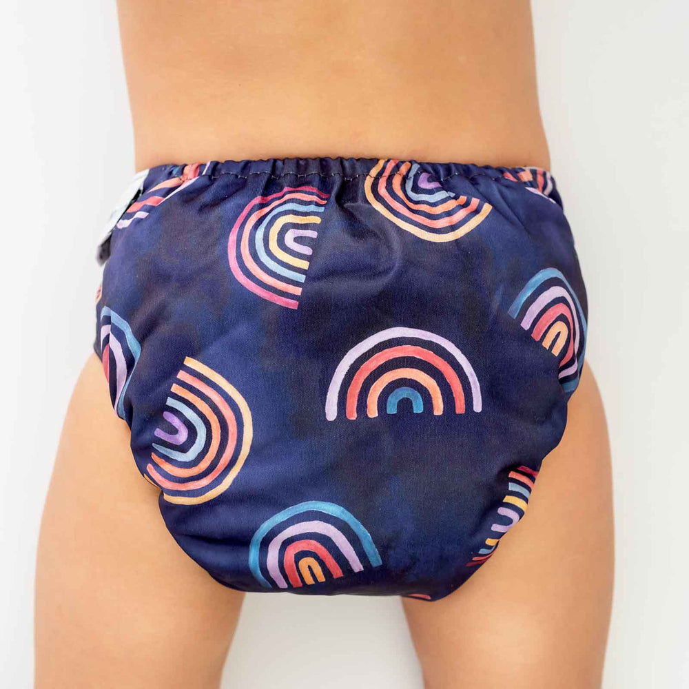Designer Bums All-in-Two (Ai2) Cloth Nappy - Dark Prism|Summer Sweets Baby