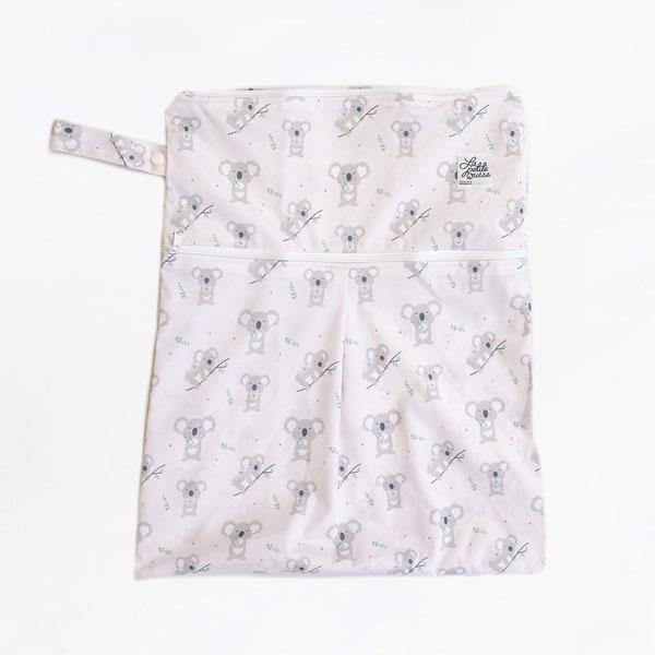 La Petite Ourse Double Zip Wet Bag - Koala