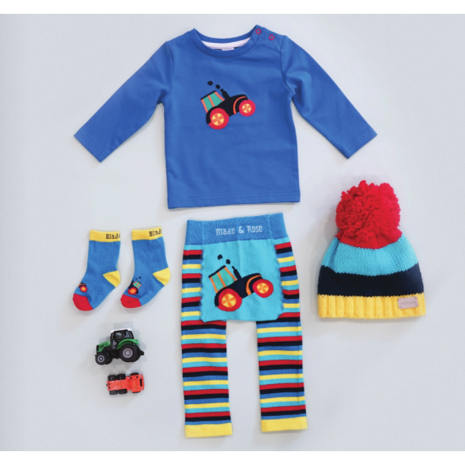 Blade & Rose - Farmyard Tractor Leggings|Summer Sweets Baby