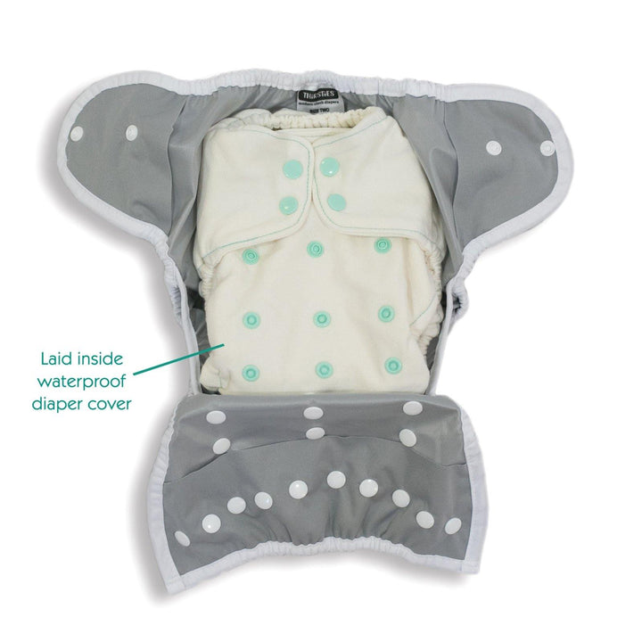 Thirsties Natural Bamboo Fitted Nappy - Multiple Colours|Summer Sweets Baby