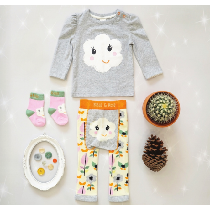 Blade & Rose - Flower Face Leggings|Summer Sweets Baby