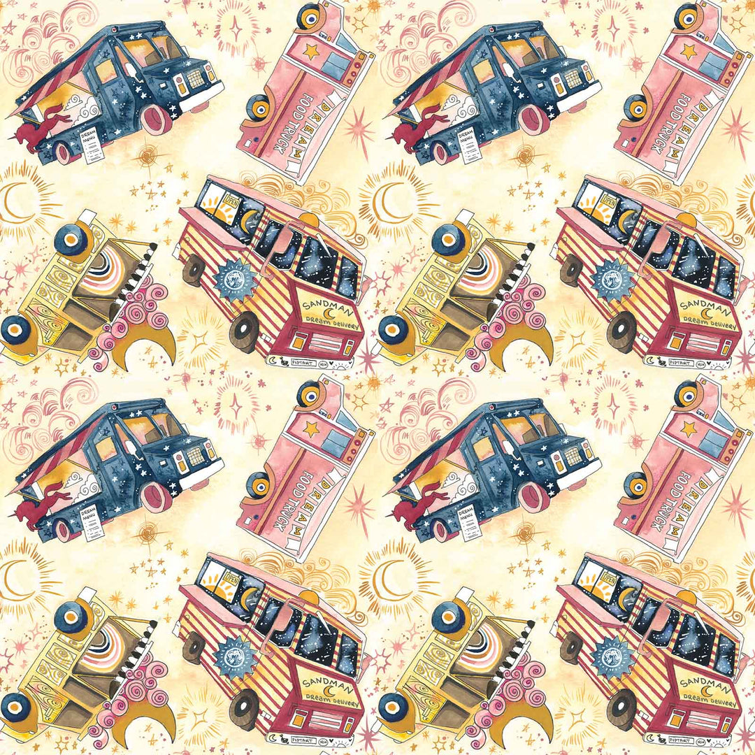 Designer Bums All-in-Two (Ai2) Cloth Nappy - Food Truck Fantasy|Summer Sweets Baby