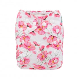 Alva Baby Pink Floral Pocket Nappy|Summer Sweets Baby