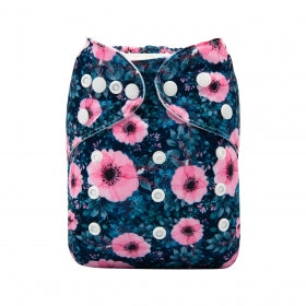 Alva Baby Dark Floral Garden Pocket Nappy|Summer Sweets Baby