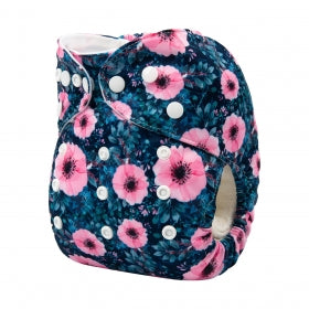 Alva Baby Dark Floral Garden Pocket Nappy|Summer Sweets Baby