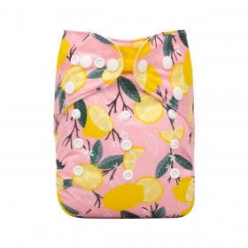 Alva Baby Pink Lemonade Pocket Nappy|Summer Sweets Baby