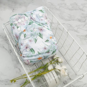 Alva Baby Delicate Floral Pocket Nappy|Summer Sweets Baby