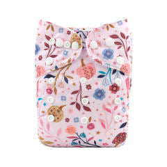 Alva Baby Floral Pumpkin Pocket Nappy