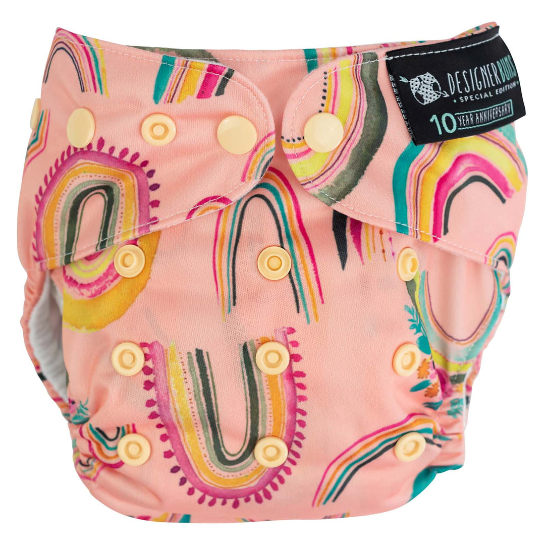 Designer Bums All-in-Two (Ai2) Cloth Nappy - Happy Times|Summer Sweets Baby