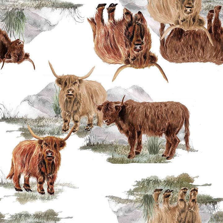 Designer Bums All-in-Two (Ai2) Cloth Nappy - Highland Cows|Summer Sweets Baby