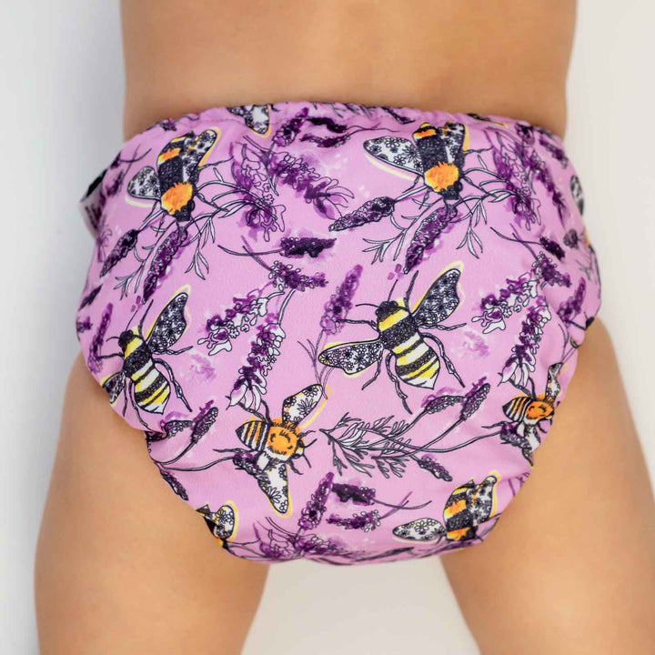 Designer Bums All-in-Two (Ai2) Cloth Nappy - Lavender Fields|Summer Sweets Baby