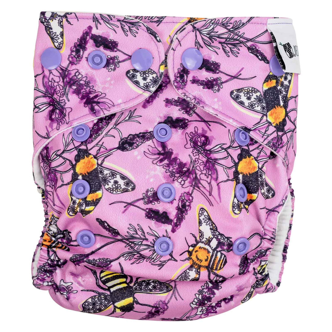 Designer Bums All-in-Two (Ai2) Cloth Nappy - Lavender Fields|Summer Sweets Baby