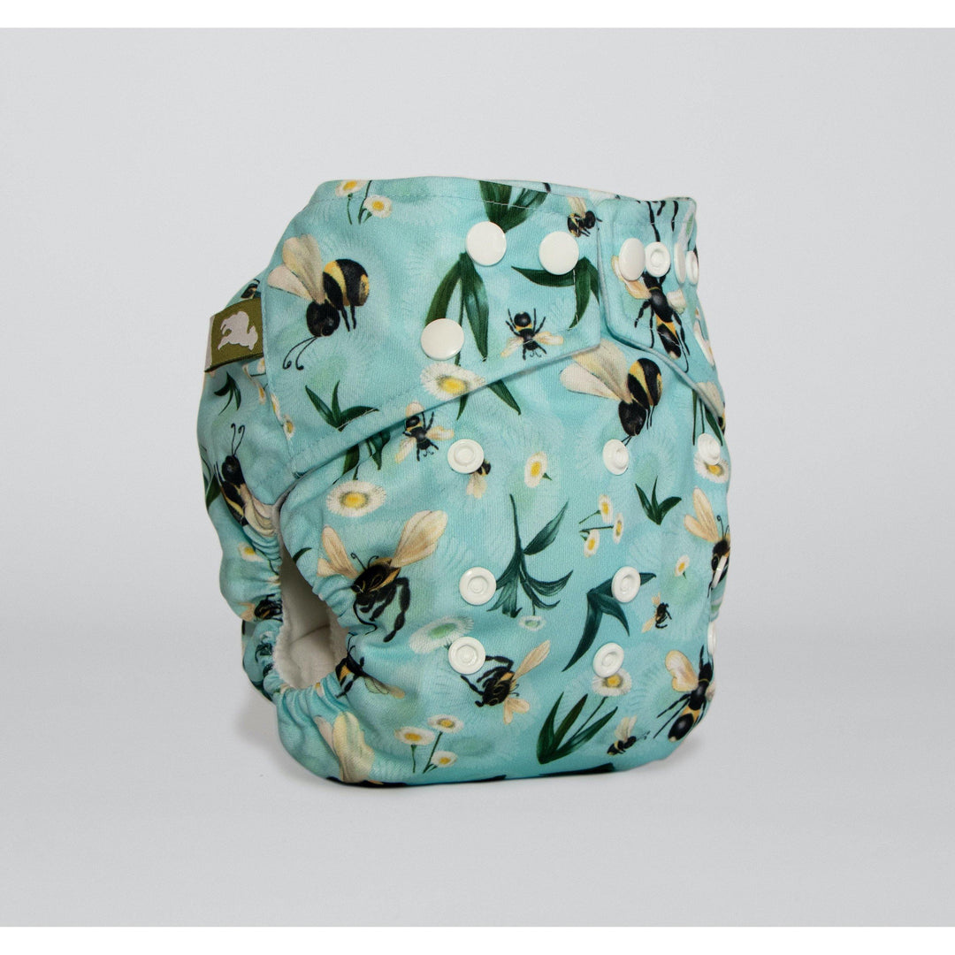 Little Lamb One Size Pocket - Bumble Bee Blues|Summer Sweets Baby