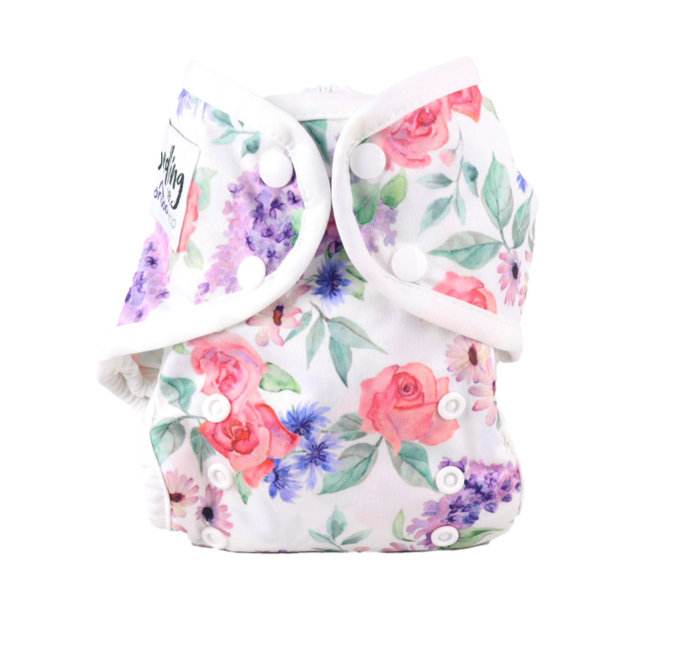 Seedling Baby Cómodo Wrap - Mumma's Garden White|Summer Sweets Baby