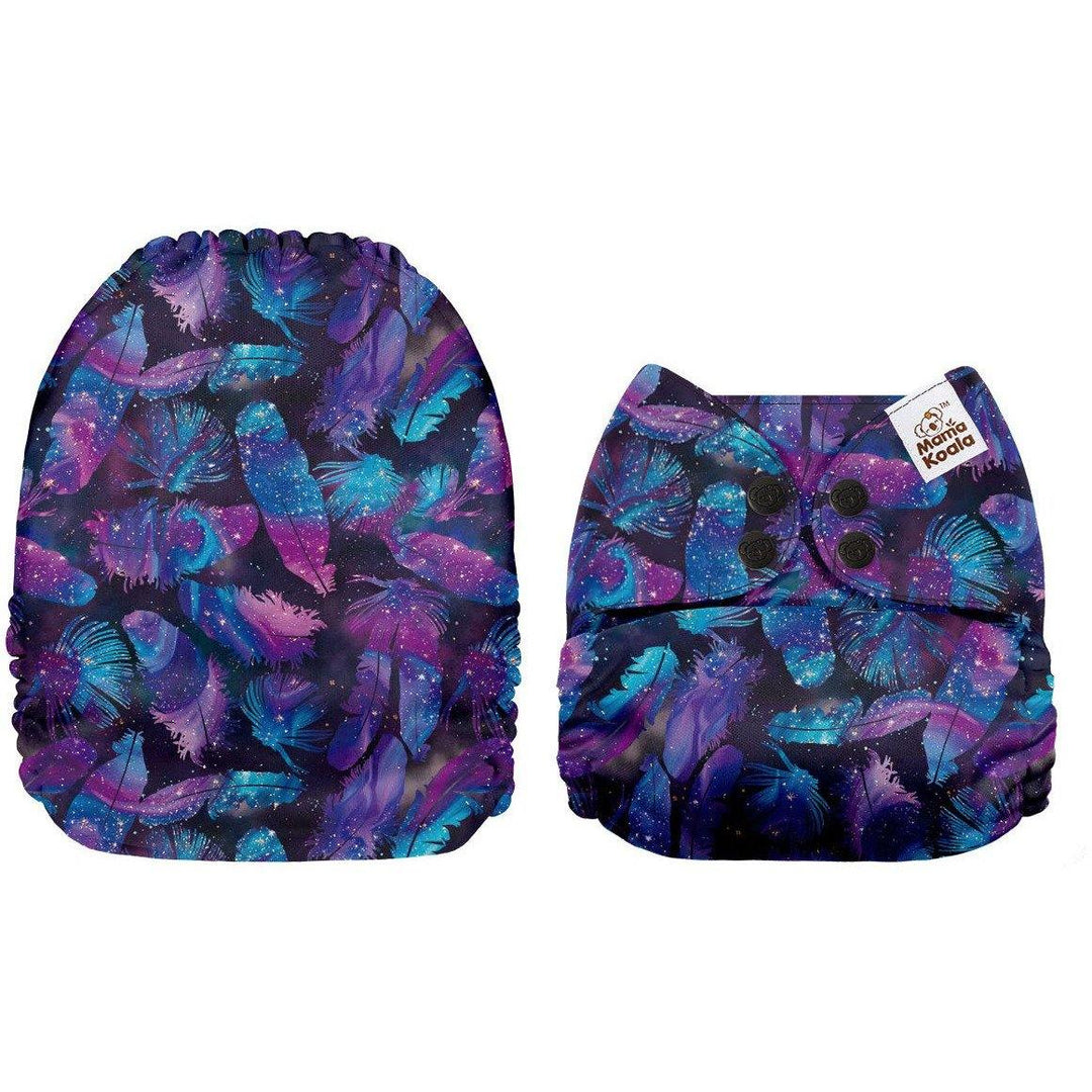 Mama Koala Midnight Feathers Pocket Nappy|Summer Sweets Baby