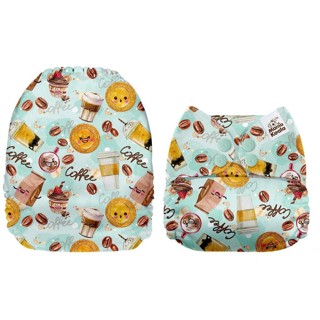 Mama Koala Coffee & Pastry Faces Pocket Nappy|Summer Sweets Baby