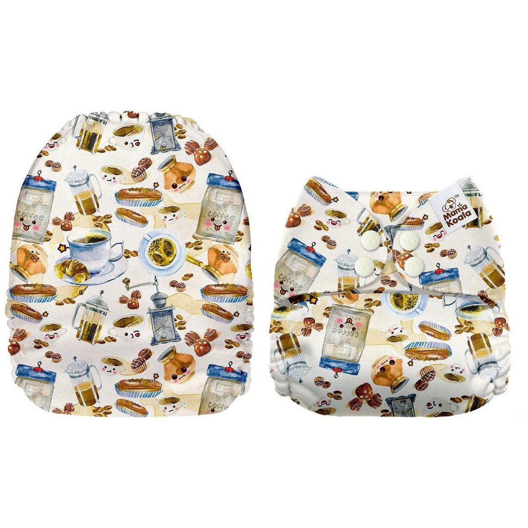Mama Koala Coffee Faces Pocket Nappy|Summer Sweets Baby