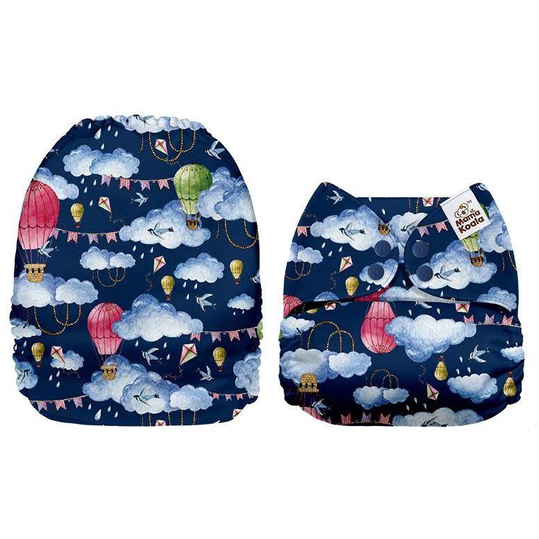 Mama Koala Dark Hot Air Balloons Pocket Nappy|Summer Sweets Baby