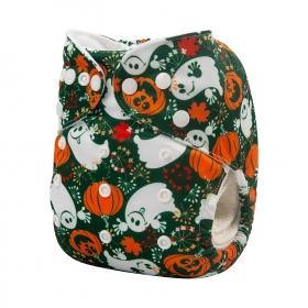 Alva Baby Green Ghosts Pocket Nappy|Summer Sweets Baby