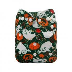 Alva Baby Green Ghosts Pocket Nappy|Summer Sweets Baby