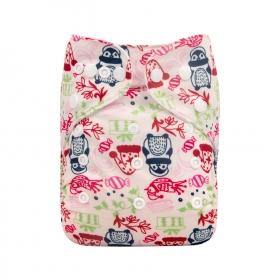 Alva Baby Winter Penguins Pocket Nappy|Summer Sweets Baby