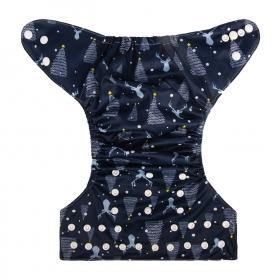 Alva Baby Blue Reindeer Pocket Nappy|Summer Sweets Baby