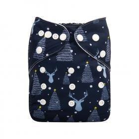 Alva Baby Blue Reindeer Pocket Nappy|Summer Sweets Baby