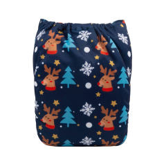 Alva Baby Christmas Deer Pocket Nappy