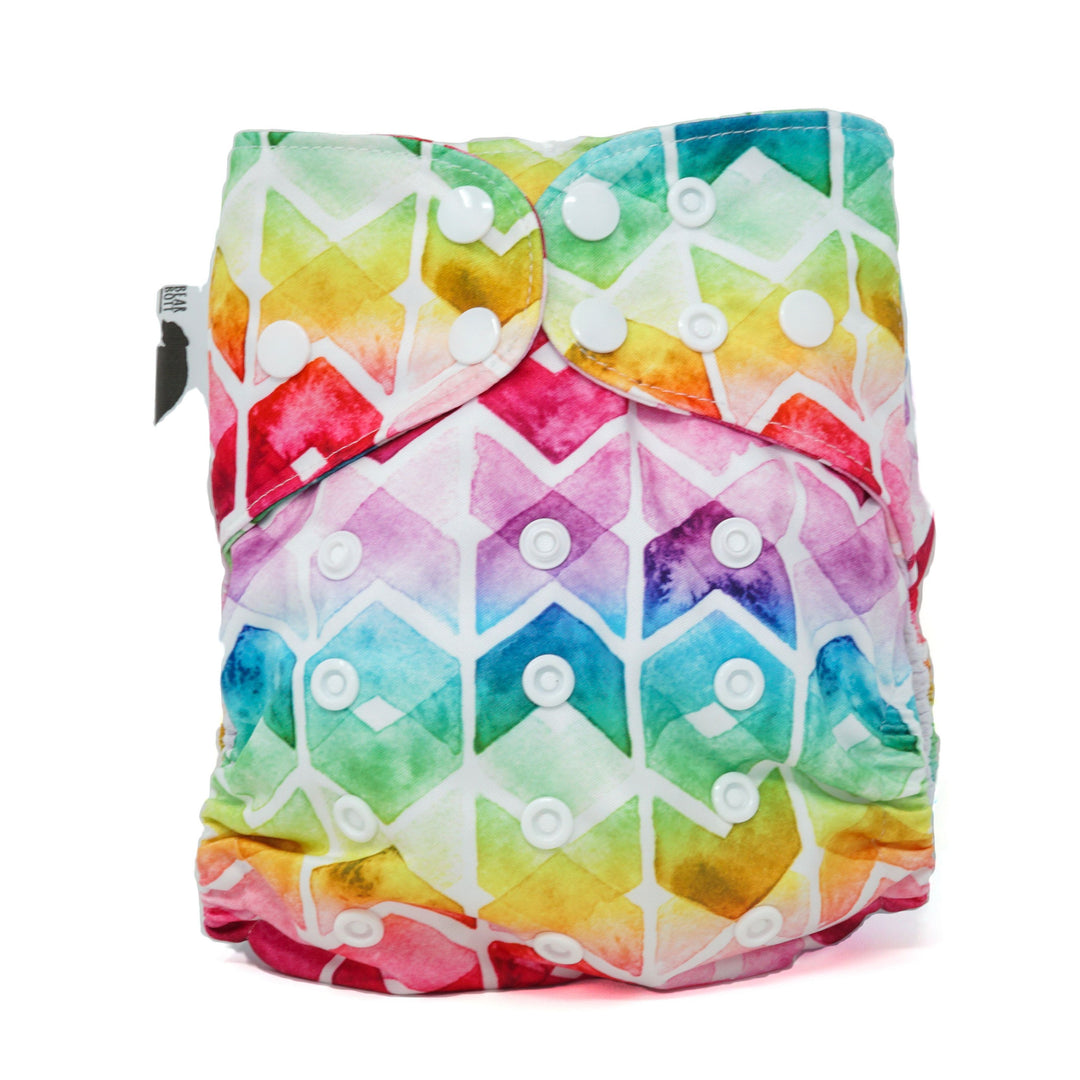 Bear Bott Pocket Nappy - Multiple Patterns|Summer Sweets Baby
